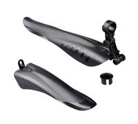LOORGVEL Mountain Bike Mud Guard Set 2pcs Black Front Rear Quick Release Cycling Tyre Guards Mudflaps for Off-Road and Trail Riding