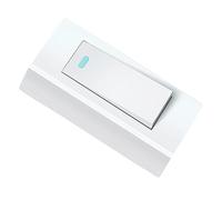 LOORGVEL Multi Function Single Wall Switch for Bedside and Home Accessories Daily Use Mini Push Button Light Control Compact and Durable Panel for Lamps and Lighting Fixtures