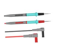 LOORGVEL Multimeter Test Lead Replacement with Hardened Pointed Needle Tips Silicone Insulated Probes for Electrical Repair Car and Home Appliance Testing High Temperature Resistant