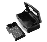 LOORGVEL Nail Sterilizer Box for Manicure Tools Plastic Tray Organizer for Nail Clippers and Art Tools Portable Case