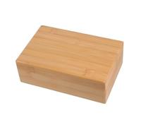 LOORGVEL Natural Bamboo Wooden Yoga Brick Yoga Practice Block Auxiliary Tool for Home Fitness Non Scratch Smooth Surface for Safe Exercise