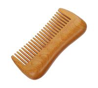 LOORGVEL Natural Boxwood Massage Comb for Women Wooden Hairdressing Tool with Fine Teeth for Scalp Hair Styling and Hair Loss Prevention Smooth Handle Gift