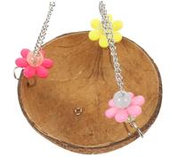 LOORGVEL Natural Coconut Shell Hanging Parrot House Decorative Bird Nest for Breeding and Resting Use Hanging Birdcage Pendant for Budgie Cockatiel Finch Random Color