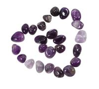 LOORGVEL Natural Polished Purple Quartz Crystal Stones Irregular Tumbled Rose Stone Healing Pebbles for Meditation Fengshui Vase Fillers Fish Tank Garden Decor