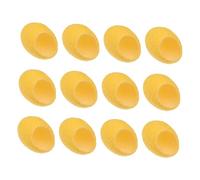 LOORGVEL Natural Silkworm Shell Facial Cleansing Ball 12pcs Yellow Silkworm Cleaning Scrub for Sensitive Skin Face Care