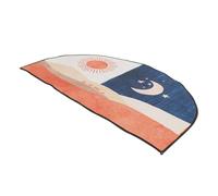 LOORGVEL Non Slip Half Round Bathroom Mat Washable Water Absorbent Rug with Skid Backing for Shower Kitchen Bedroom Indoor Entrance Thick Floor Carpet