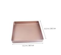 LOORGVEL Non-Stick Carbon Steel Baking Tool with Rolling Pin and Square Mould Pad for Nougat Cake Cookies Versatile Pastry Supplies for Desserts and Home Baking