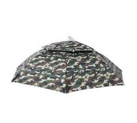 LOORGVEL Outdoor Umbrella Cap Double Layer Vented Design with Oxford Fabric for Sun and Rain Protection Chin Strap for Fishing Hiking and Beach Use