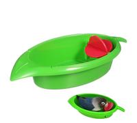 LOORGVEL Parrot Bath Tub Bird Shower Basin with Fun for Pet Birds Bright Bathtub Designed for Stress Relief and Natural Cleaning
