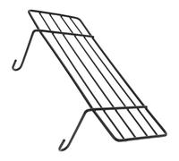 LOORGVEL Parrot Cage Iron Frame Shelf Black Bird Perch Stand Platform for Pet Birds Suitable for Parakeets and Small Parrots Cage Accessory