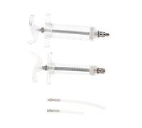 LOORGVEL Parrot Feeder Baby Bird Feeding Syringe Set 10ml 30ml Push-type Bird Feeding Tubes with 2 Tubes and 4 Seals for Hand Rearing Parakeets and Cockatiels