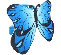 LOORGVEL Pet Butterfly Wings Costume Felt Blue for Dogs Cats Puppy Easy to Wear Pet Dress Up Accessory with Belt for Parties Themed Events and Everyday Use