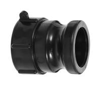LOORGVEL Plastic Cam Fitting Quick Release Connector for IBC Tote Water Tank Threaded Npt Adapter Coupling for Hose Food-Safe Tote Valve Accessory