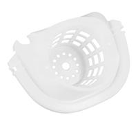 LOORGVEL Plastic Mop Bucket Basket Mop Drain Basket White Lightweight Design Multiple Holes for Household Cleaning