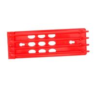 LOORGVEL Plastic Pigeon Leg Rings Holder Numbered Identification Rack for Racing Pigeons and Poultry Space-saving Compact Design with Vibrant Red Color for Stable Bird Leg Band Storage