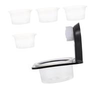 LOORGVEL Plastic Reptile Feeding Bowl with Suction Cup Smooth Interior Water and Food Dish for Chameleons Geckos Iguanas Convenient Reptile Food Basin and Water Feeder for Cage Use Easy to