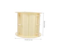 LOORGVEL Plastic Roman Column Mold for Concrete Pillars Vertical Stripes Hollow Cement Form for Villas Gardens Parks European Style Decorative Architectural Mold