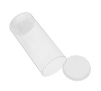 LOORGVEL Portable Badminton Shuttlecock Storage Tube Transparent Plastic Container for Standard Shuttlecocks Lightweight Badminton Gear Carrier for Outdoor Sports and Gym Use