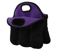 LOORGVEL Portable Beer Cooler Tote Bag with Insulated Neoprene Sleeve Foldable Bottle Carrier for Outdoor Parties and Picnics Lightweight and Compact Beer Bottle Cooler Carrier for Bars and