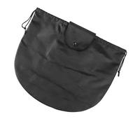 LOORGVEL Portable Drawstring Helmet Bag for Motorcycle and Electric Bikes Small Round Half Helmet Storage Pouch Dustproof Protective Container for Bikers and Riders Compact and Easy to