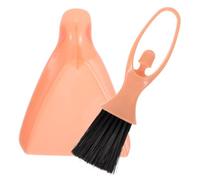 LOORGVEL Portable Dustpan and Small Broom Cleaning for Hamster Rabbit Chinchilla Cages Compact Handheld Pet Cage Cleaner for Keyboard Camera and Digital Device Dust Removal
