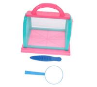 LOORGVEL Portable Insect Observation Cage with Mesh Side Opening Semi-transparent Butterfly House for Outdoor Nature Exploration and Garden Critter Keeping