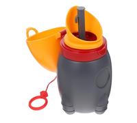 LOORGVEL Portable Kids Travel Urinal Bottle for Boys and Girls, Vibrant Orange, Lightweight Car Urinal with Leak-Proof Design, Emergency Potty Toilet for Baby on The Go