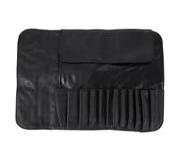 LOORGVEL Portable Makeup Brush Organizer Bag Rolling Cosmetic Case for Travel Brush Holder Pouch Compact and Practical Makeup Tool Storage for Women