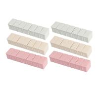 LOORGVEL Portable Mini Pill Organizer Braille Embossed Plastic Medicine Storage Case with 7 Compartments 6 Pcs Lightweight Creative Design for Camping and Hiking