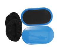 LOORGVEL Portable Oval Exercise Sliders for Core and Full Body Workouts Smooth Sliding Discs for Fitness Training Compact and Multi Functional Sliding Board for Home and Gym Use