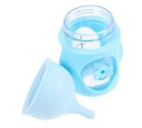 LOORGVEL Portable Pet Nursing Bottle for Newborn Kittens and Puppies Lightweight Feeding Feeder with Visible Scale Easy to Clean and Safe Design for Home and Travel Use