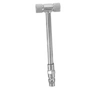 LOORGVEL Portable Tire Inflator Nozzle Iron Air Chuck Adapter for Cars Bikes Motorcycles Leakproof Seal Compatible with Standard Hoses Easy Inflation Multi Vehicle Use