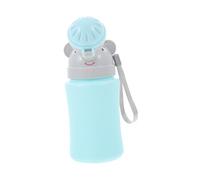 LOORGVEL Portable Urinal Travel Potty Car Kids Urinal for Toddler Leakproof Abs Material Easy to Carry Green Emergency Toilet for Travel and Go