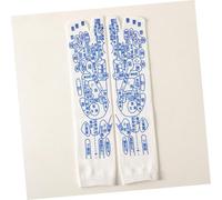LOORGVEL Premium Thickened Cotton Acupoint Massage Socks for Adults Mid-Calf Couples Socks with Accurate Acupuncture Points Comfortable Elastic Warm Foot Care for Cold Weather