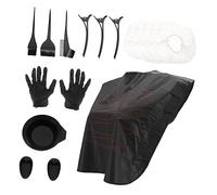 LOORGVEL Professional Hair Dyeing Set Hair Coloring Comb and Tools Kit for Root Touch Up and DIY Tint Mixing Suitable for Long Curly and for Personal and Salon Use Random Color