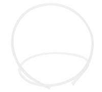 LOORGVEL PTFE Tubing for Printer Filament White Bowden Tube Replacement Accessory Lightweight Printer Tube for Smooth Printing Process
