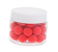 LOORGVEL Pva Floating Smell Ball Beads Fishing Bait Red Strawberry Flavor Carp Lure with High Buoyancy Soft Material for Coarse and Carp Fishing Rig