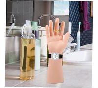LOORGVEL Realistic Male Hand Mannequin for Rings Display Lightweight Portable Hand Model Holder with Fine Texture Natural Skin Tone for Store and Jewelry Showcase