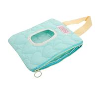 LOORGVEL Refillable Wipes Container Refillable Lightweight Cotton Wipe Holder Case for Diaper Bag Light Green No Strange Smell Baby Stroller Organizer Can Be Hung to Stroller