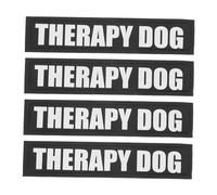 LOORGVEL Reflective Dog Vest Patches for Pet Harness Removable Therapy Dog Harness Patches Size s 2 Pairs for Service