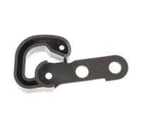 LOORGVEL Refrigerator Door Hinge Stop Latch Gray Plastic Hook Fridge Replacement Part Compatible with Haier Appliance Repair Freezer Door Stop Accessory