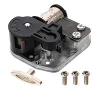LOORGVEL Replacement Musical Box Movement DIY Hand Crank Music Mechanism for Craft Boxes with Sound and Wear-resistant Construction