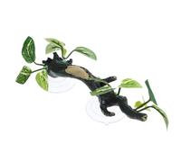 LOORGVEL Reptile Terrarium Climbing Branch Resin Root Decoration Snake and Frog Tank Accessories Artificial Plant Decor for Amphibians and Lizards
