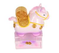 LOORGVEL Resin Chinese Zodiac Horse Figurine Elegant Seal Sculpture Decorative Statue for Home Office Decor Symbolizing Luck and Prosperity Year Gift