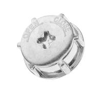 LOORGVEL Reusable Gas Can Cover Aluminum Alloy Gas Tank Cap with Anti-slip Seal Metal Fuel Barrel Accessory Heat Resistant Insulated Replacement for Safe Liquid Storage