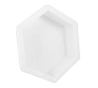 LOORGVEL Reusable Hexagon Concrete Brick Mold for DIY Path Maker Patio Paving Mould for Garden Walkways and Slabs Easy to Use Outdoor Pavement Form for Landscaping Projects