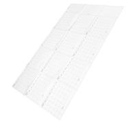 LOORGVEL Reusable Large Dry Erase Wall Calendar Double Sided Laminated Yearly Planner Blank Monthly Schedule Board with Erasable Pen for Home School Office Planning