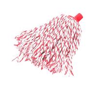 LOORGVEL Reusable Stainless Steel Replacement Mop Head Highly Absorbent Wet Cleaning Mopping Head for Household Floor Care Cotton Yarn Design Easy to Replace and Lint