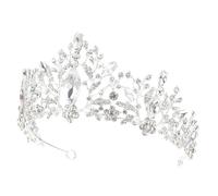 LOORGVEL Rhinestone Crown Headband for Fashion Tiara Wedding Crown for Women Delicate Material for Birthday Party Queen Tiara Style