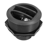 LOORGVEL Round Louvered Air Conditioning Vent Deflector for Rv Trailer Boats Yacht Dashboard Exhaust Grille with Airflow Easy Clean Grey Dash Vent
